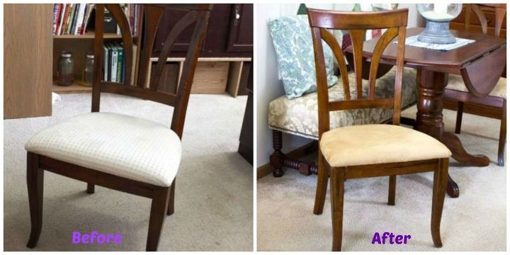 the easy way to reupholster a chair set