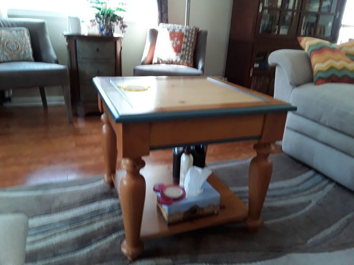 q i have a coffee table and end table any suggestions on how to do over
