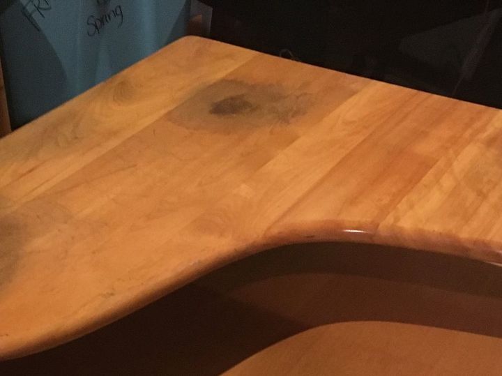 restaurao de uma mesa vintage com marca d 39 gua
