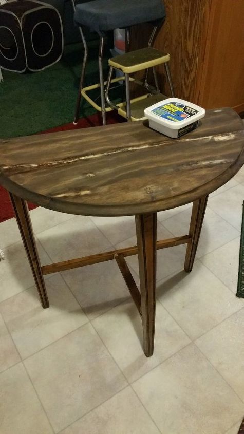 q repairing after using dap plastic wood that is not stainable help
