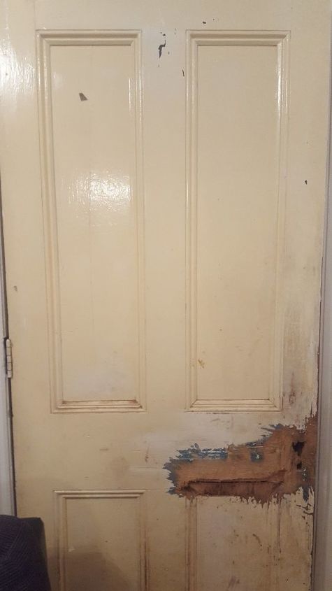 q my dog was terrified of the fireworks and scratched my door so badly i