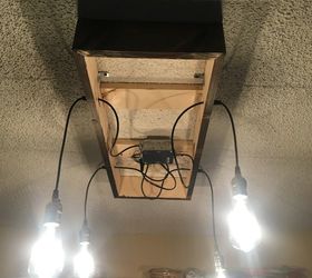 rustic kitchen light fixture
