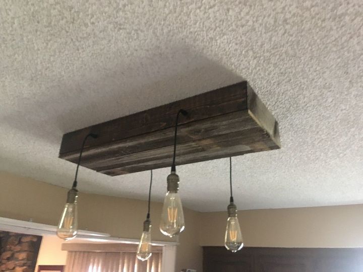 rustic kitchen light fixture