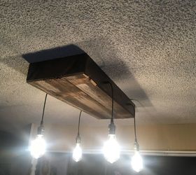 Rustic Kitchen Light Fixture