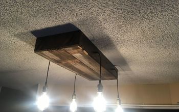 Rustic Kitchen Light Fixture
