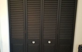 DIY Bi-fold Closet Door Makeover