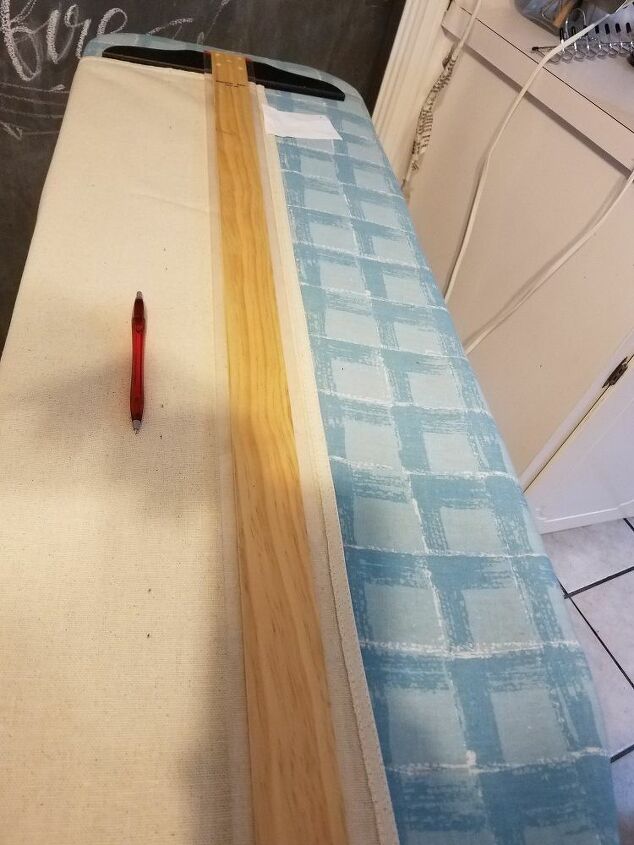 sew easy cushion cover, Made sure sides were straight