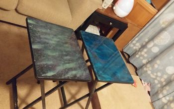 Gorgeous TV Tray Makeover With Unicorn Spit and Chalk Paint!