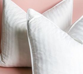 make two throw pillow inserts from one bed pillow
