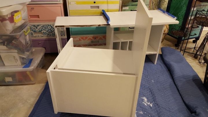 Stencils Challenge Computer Desk To Creation Station Part 1