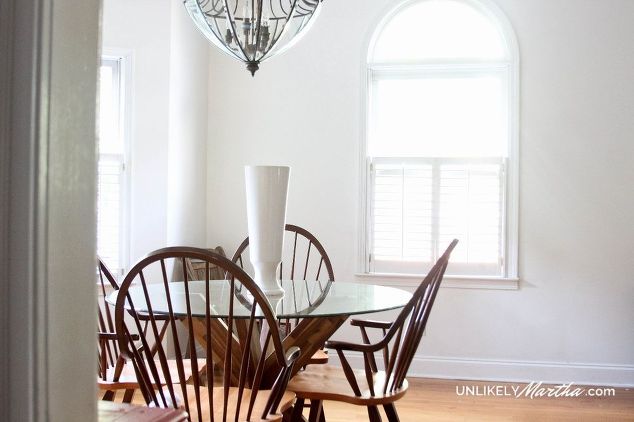 white farmhouse kitchen transition