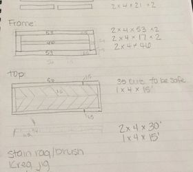how to build a herringbone sofa table, Rough sketch of table w cuts