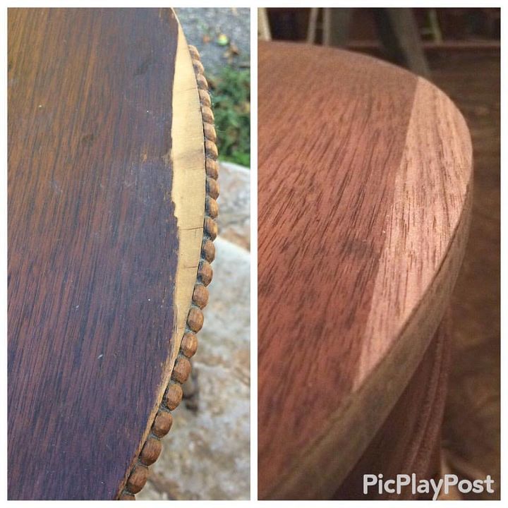 restaurao da mesa de madeira de nogueira