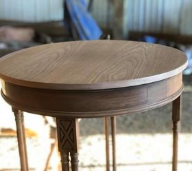 walnut table restoration and restyle