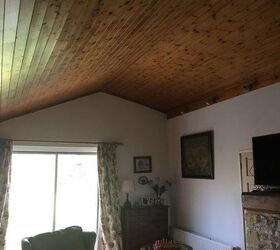 To Paint Or Not To Paint A T G Pine Vaulted Ceiling Hometalk