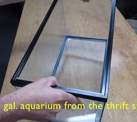 squirrel proof bird feeder made from a 10 gallon aquarium