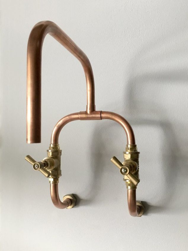 fittings for a diy copper faucet