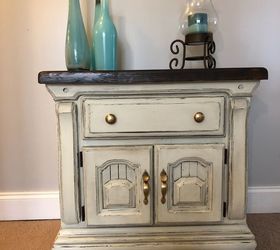 outdated nightstand to old farmhouse chic
