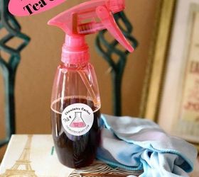 homemade window cleaner from tea