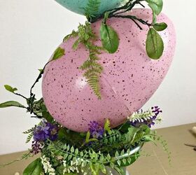 make an easter egg topiary