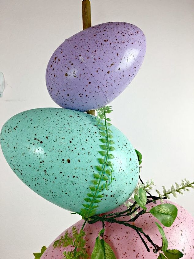 make an easter egg topiary