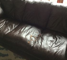 can i reupholster my leather sofa with fabric