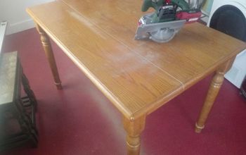  Transformação de uma velha mesa de cozinha em uma elegante mesa de corredor