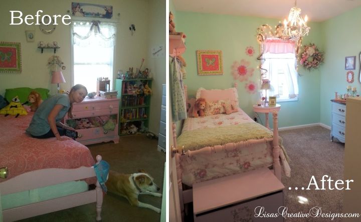 A Pastel Shabby Chic Inspired S Bedroom Makeover On Budget Bedroom Makeover On A Budget