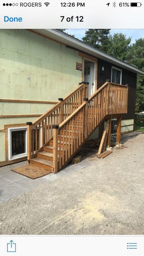 i want to make a storage area under my outside deck stairs at the cot