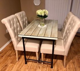 DIY IKEA Hack Desk/Dining Table Makeover (en inglés)