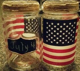 s 25 ways to use those pickle jars you ve been saving, Patriotic flag candles
