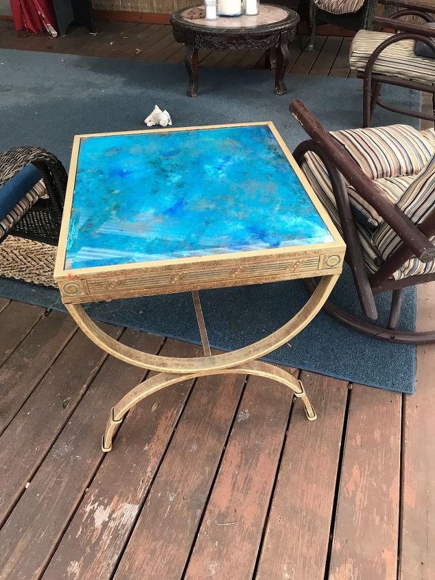 updated glass end tables