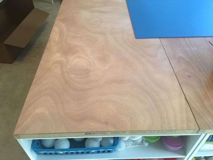my new craft room mesa de artesanato e tabuleiro para organizar suprimentos, porta de n cleo oco