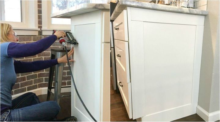 how to add farmhouse cabinet trim 15 character add to kitchen
