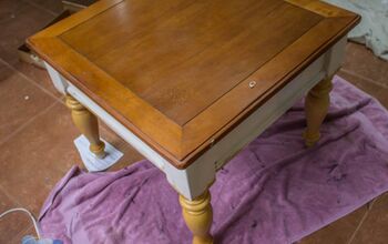 Cambio de imagen de una mesa auxiliar de casa de campo | El acabado de madera de granero