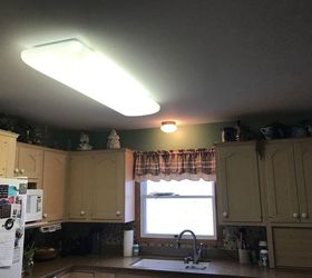 replace long light in kitchen