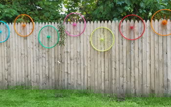 Bicycle Wheel Yard Art