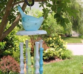 s 22 clever wind chimes you can make, Painted Spindle Wind Chimes