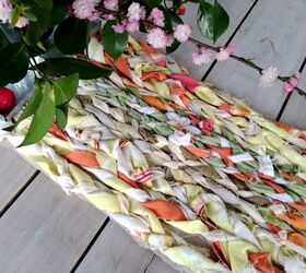 s don t throw away your fabric scraps before you see these 13 ideas, Braid them into a table runner