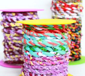s don t throw away your fabric scraps before you see these 13 ideas, Turn them into your own fabric twine
