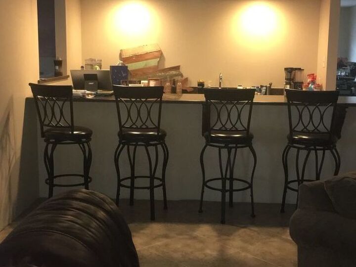 q i need ideas for my bar wall please help