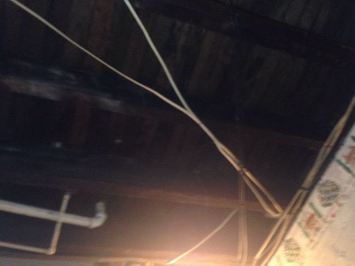 q what can i do to make my basement ceiling look better