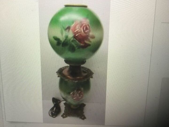 q gone with the wind table lamps