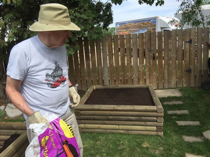 q what can i do with two 4 ft square 30 garden boxes on my lawn