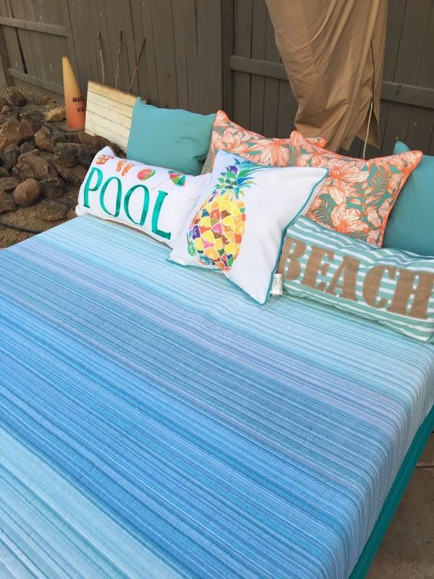 cama de playa para exteriores