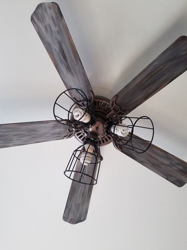 How To Paint A Diy Ceiling Fan Hometalk, Painting Ceiling Fan Blades