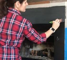 a fireplace makeover