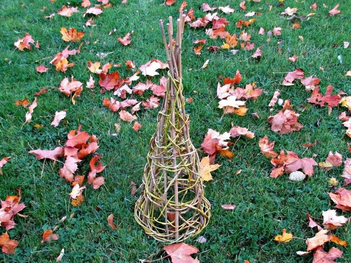 rustic willow cone