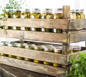 how to make these rustic stackable storage crates
