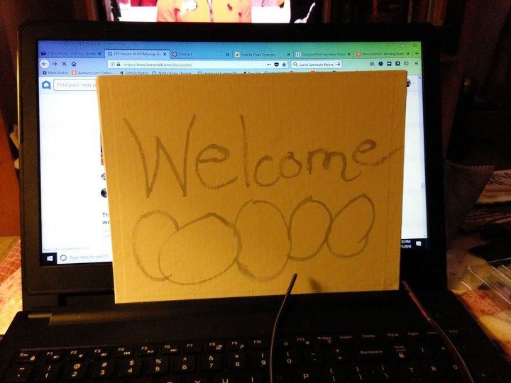 updating my front door for easter